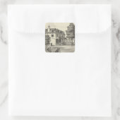 Eigenschap van Wm V Reid, Villa Park, NJ Vierkante Sticker (Tas)