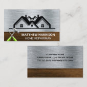 Eigenschappen | Handgereedschap | Carpentry Visitekaartje (Voorkant / Achterkant)