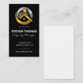 Eigenschappen Logo | Onroerend goed Visitekaartje (Voorkant / Achterkant)