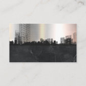 Eigenschappen onroerend goed | Blauw afdrukken Visitekaartje (Achterkant)