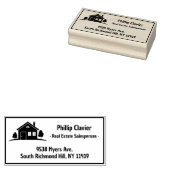 Eigenschappen onroerend goed | Retouradres Rubberstempel (Gestempeld)