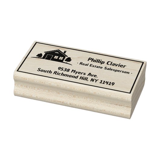 Eigenschappen onroerend goed | Retouradres Rubberstempel (Stempel)