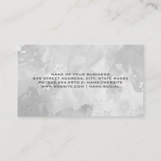 Eigenschappen onroerend goed | Stadswonen Visitekaartje (Achterkant)