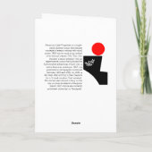 eigenschappen van het geraniummeer feestdagen kaart (Achterkant)