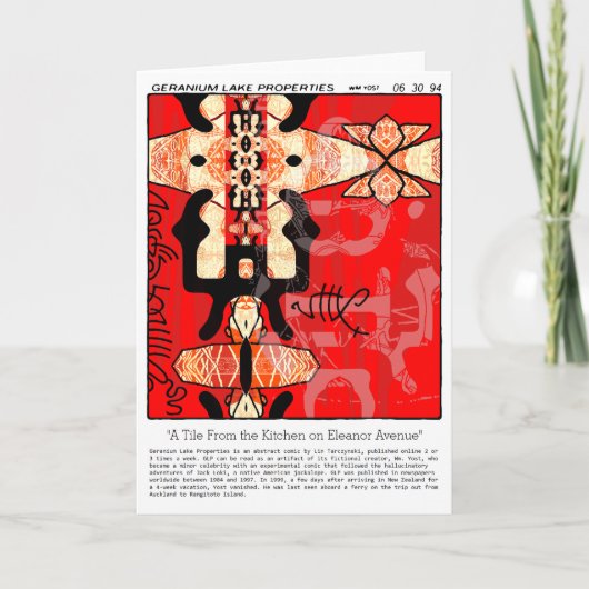 eigenschappen van het geraniummeer kaart (Voorkant)