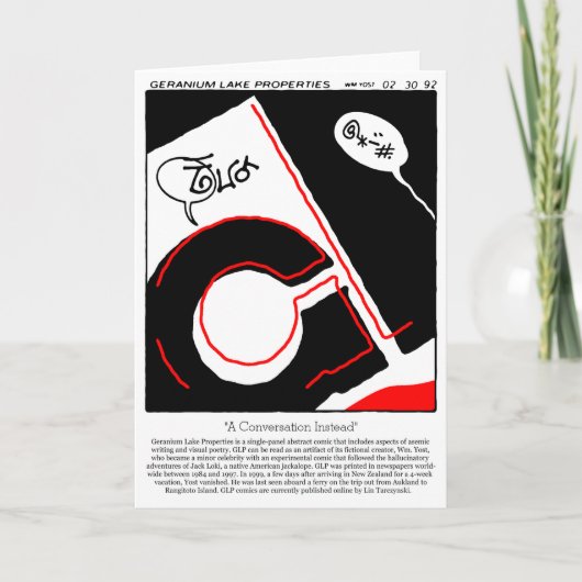 eigenschappen van het geraniummeer kaart (Voorkant)