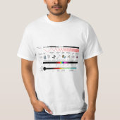 Eigenschappen van T-Shirt elektromagnetisch spectr (Voorkant)
