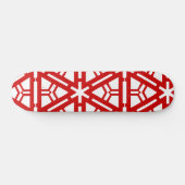 Eigentijds Rood Art. Skateboard (Horizontaal)