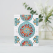 Eigentijds Schacht Geïnspireerd Briefkaart Mi'kmaq (Staand voorkant)