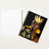 Eigentijdse Afrocentrische: Mijn Zwarte Koningin Planner (Display)