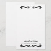Eigentijdse filmfan gepersonaliseerd briefpapier (Voorkant / Achterkant)