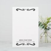 Eigentijdse filmfan gepersonaliseerd briefpapier (Staand voorkant)