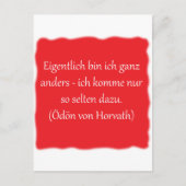 Eigentlich bin ich ganz anders... briefkaart (Voorkant)