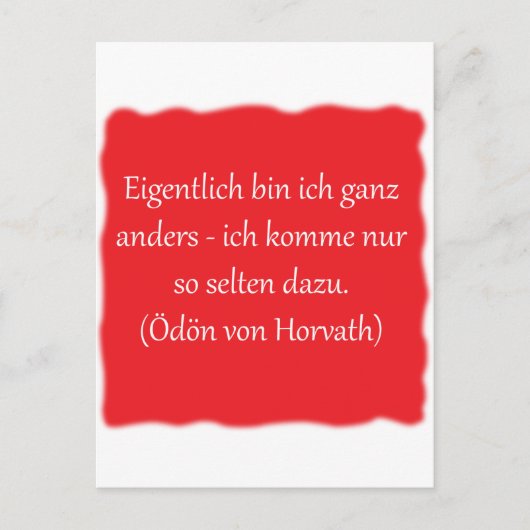 Eigentlich bin ich ganz anders... briefkaart (Voorkant)