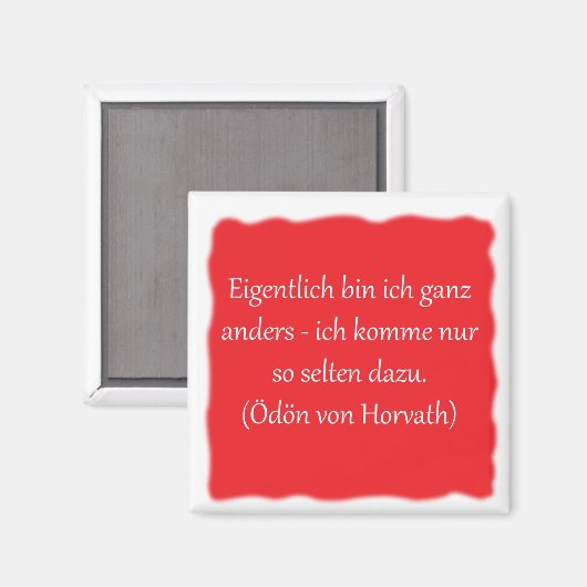 Eigentlich bin ich ganz anders... magneet (Voorkant / Achterkant)