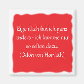 Eigentlich bin ich ganz anders... magneet (Voorkant)