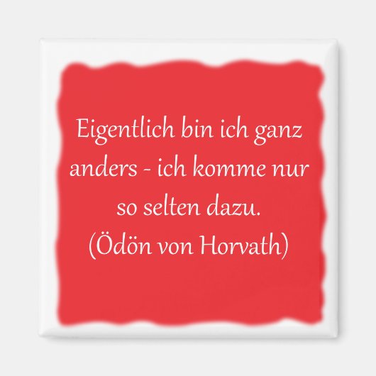 Eigentlich bin ich ganz anders... magneet (Voorkant)