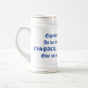 Eigenwaarde Drink Tankard Bierpul
