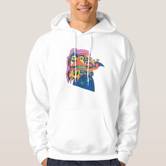 Eigenwaarde in aanbouw hoodie (Voorkant)