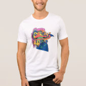 Eigenwaarde in aanbouw Tri-Blend shirt (Voorkant)