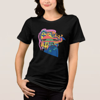 Eigenwaarde in aanbouw Tri-Blend shirt