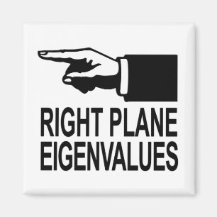 Eigenwaarden van het rechtervlak magneet