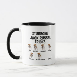 Eigenwijze Jack Russel Terrier grappen, Grappige h Mok