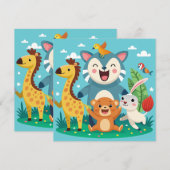 eigenzinnig dier bedankkaart (Voorkant / Achterkant)