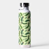 Eigenzinnig feestelijk kerstaugurken patroon waterfles (Rechts)