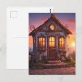 eigenzinnig huisje briefkaart (Voorkant / Achterkant)