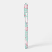 Eigenzinnig Kawaii Axolotl Patroon iPhone Hoesje (Linkerkant)