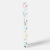 Eigenzinnig kleurrijk Hipster glazen patroon Case-Mate iPhone Case (Achterkant / Links)