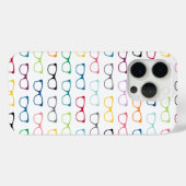 Eigenzinnig kleurrijk Hipster glazen patroon Case-Mate iPhone Case (Achterkant (horizontaal))