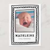 eigenzinnig lijst aankondigingskaart (Voorkant)