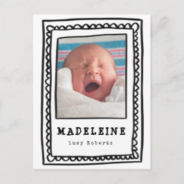 eigenzinnig lijst aankondigingskaart