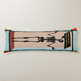 Eigenzinnig Mondriaan Skelet - Heeft niets te Draa Lichaamskussen