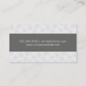 eigenzinnig patroon visitekaartje (Achterkant)