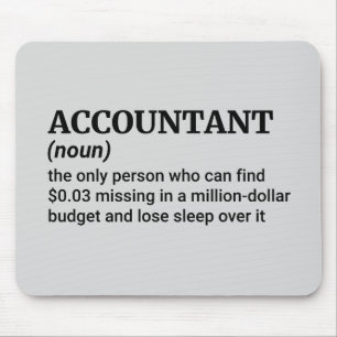 eigenzinnige accountant-Humor Muismat