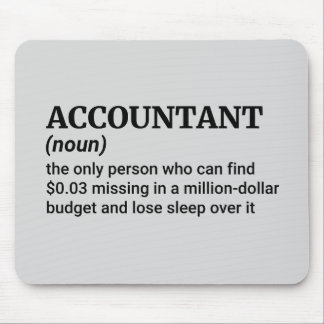 eigenzinnige accountant-Humor Muismat