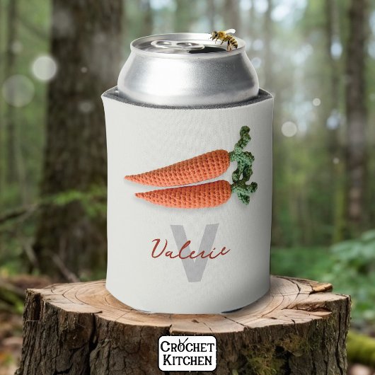 Eigenzinnige Amigurumi Minimalistische Haakwortele Blikjeskoeler