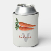 Eigenzinnige Amigurumi Minimalistische Haakwortele Blikjeskoeler (Blikje Voorkant)