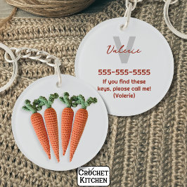 Eigenzinnige Amigurumi Minimalistische Haakwortele Sleutelhanger