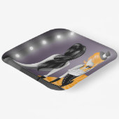 Eigenzinnige Ballerina & Dancer-reflectie Papieren Bordje (Gebogen)