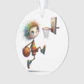 Eigenzinnige basketbal. Team. Vrienden. Familie Ornament (voorkant)