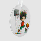 Eigenzinnige basketbal. Team. Vrienden. Familie Ornament (voorkant)