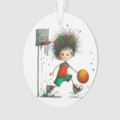 Eigenzinnige basketbal. Team. Vrienden. Familie Ornament (voorkant)