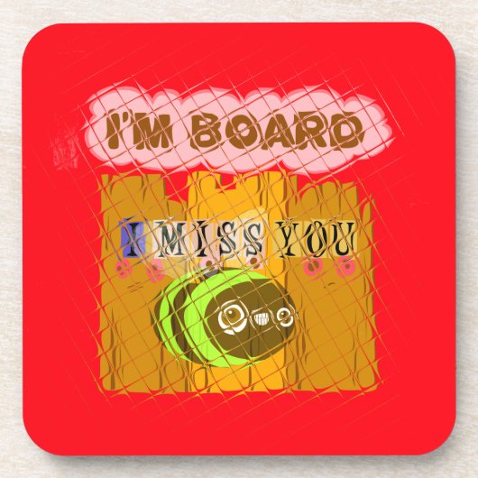 Eigenzinnige Bee Art Print Bier Onderzetter (Voorkant)