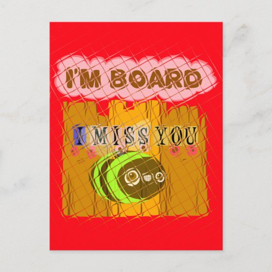 Eigenzinnige Bee Art Print Briefkaart (Voorkant)