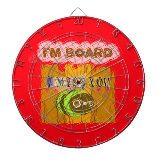 Eigenzinnige Bee Art Print Dartbord (Voorkant)