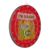 Eigenzinnige Bee Art Print Dartbord (Voorkant Links)